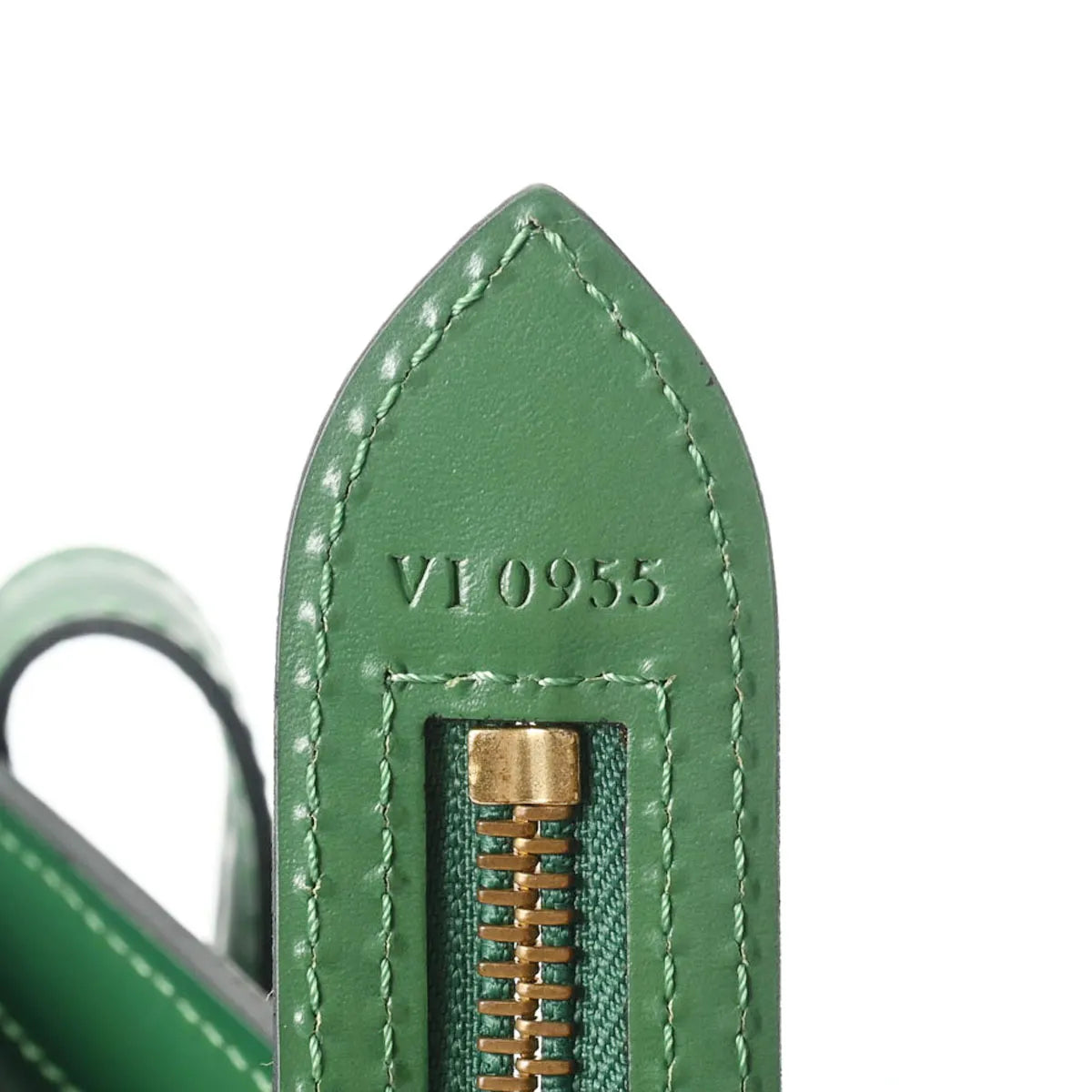 Louis Vuitton LV Saint Jacques Handbag M52274 Epi Leather Green [Used]