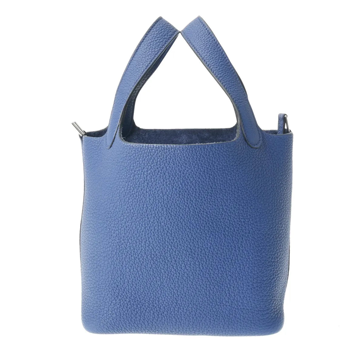 Hermes Picotin PM P18 Handbag Taurillon Maurice Blue Saphir Palladium Hardware [Used]