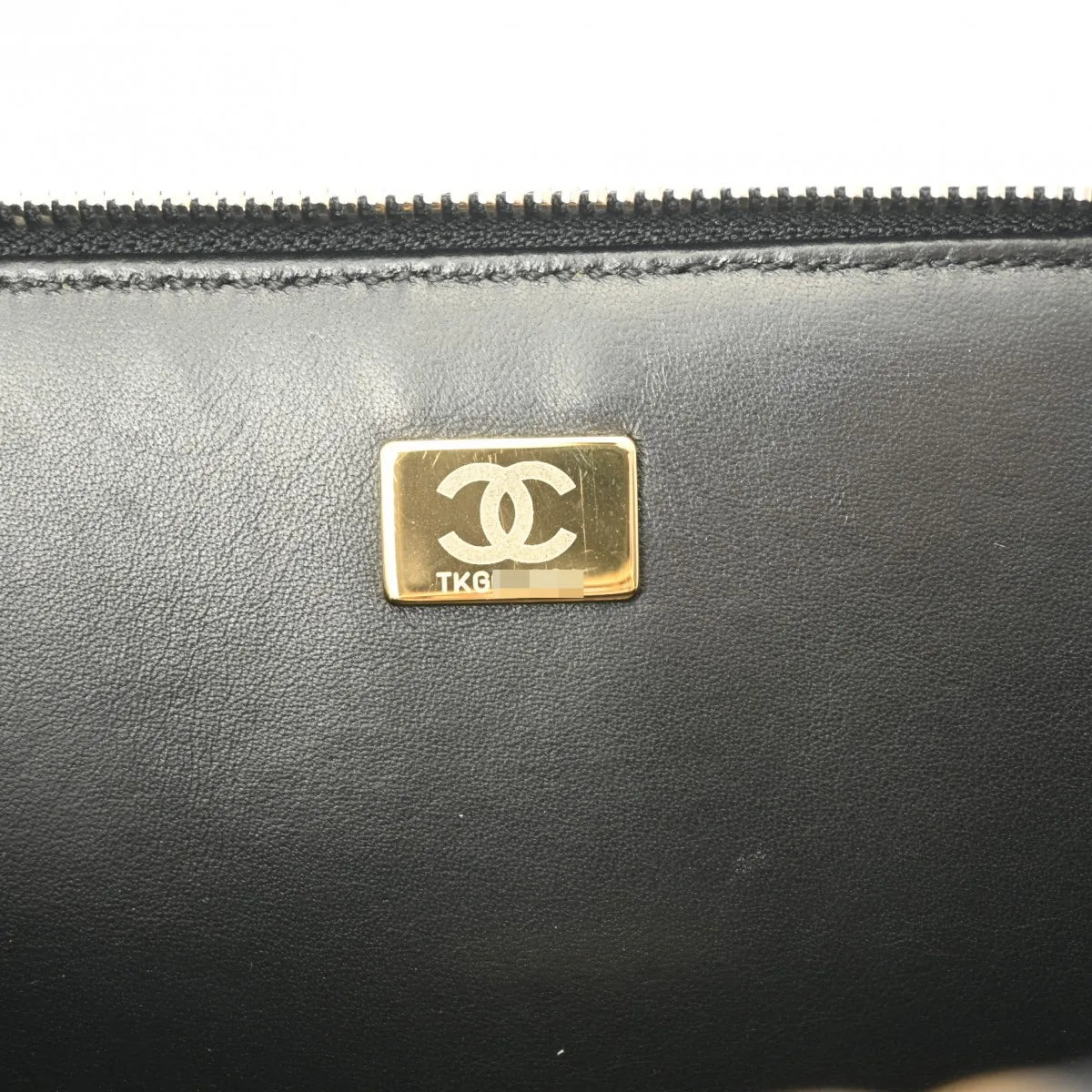 Chanel Quilted CC Small Vanity Case Chain Shoulder Bag 2023SS AS3222 Grained Calfskin Black [Used]