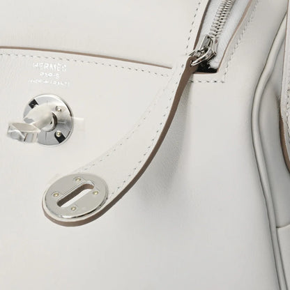 Hermes Mini Lindy SHW Shoulder Handbag Swift Leather Griper Grimeyer White Gray Stamp W 2024 [Unused]