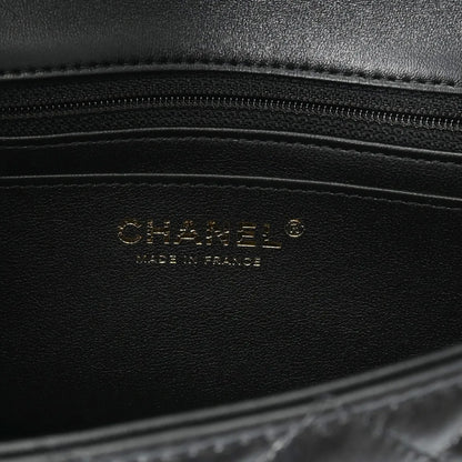 Chanel Matelasse Classic Flap Mini CC CF Chain Shoulder Bag 20cm A69900 Lambskin Black GHW [Unused]