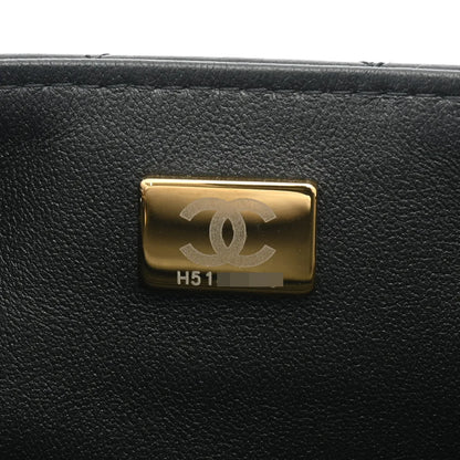 Chanel Matelasse Classic Flap Mini CC CF Chain Shoulder Bag 20cm A69900 Lambskin Black GHW [Unused]