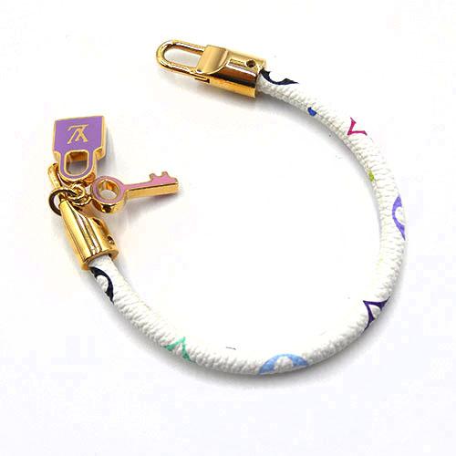 Louis Vuitton LV Luck It Bracelet M6604 Monogram Multicolor White [Used]