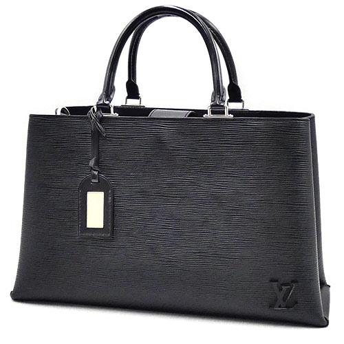 Louis Vuitton LV Kleber MM 2 way Shoulder Handbag M51323 Epi Leather Black Noir [Used]