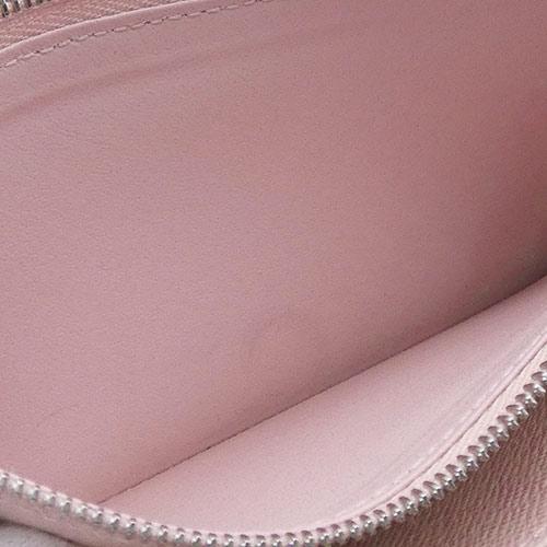 Louis Vuitton LV Epi Leather Stories Women's Zippy Around Long Wallet Pink M63377