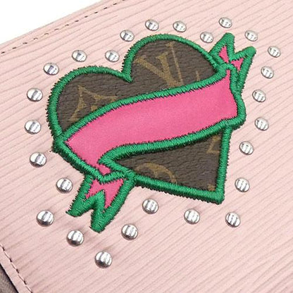 Louis Vuitton LV Epi Leather Stories Women's Zippy Around Long Wallet Pink M63377