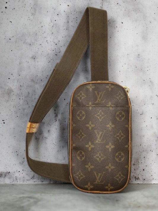 Louis Vuitton LV Monogram Pochette Gange Crossbody Shoulder Bag M51870 [Used]